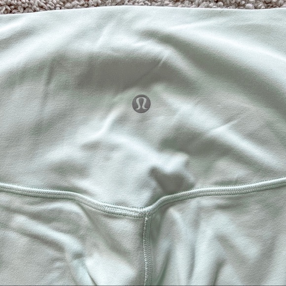NWT LULULEMON ALIGN FULL LEGTH Leggings 28” Size 4 delicate mint green - Picture 7 of 9